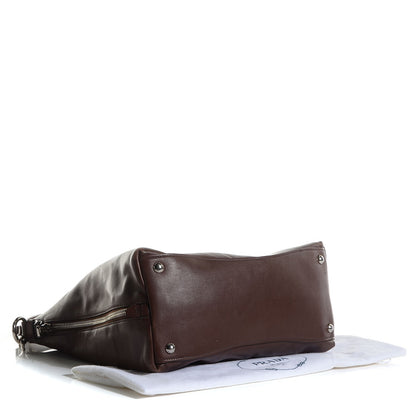 Prada Soft Calf Hobo Bruciato 4 of 11