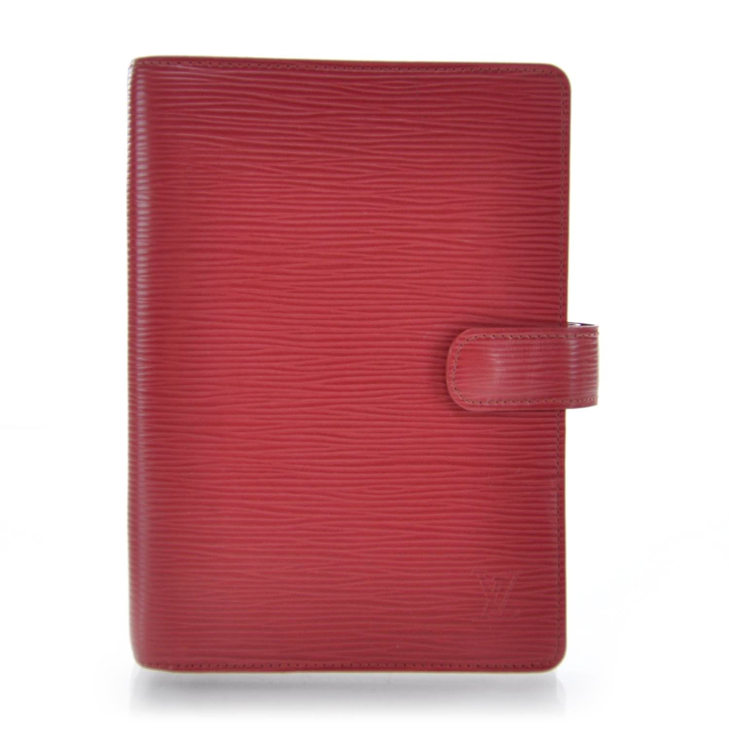 Louis Vuitton Epi Medium Ring Agenda Cover Red 1 of 6
