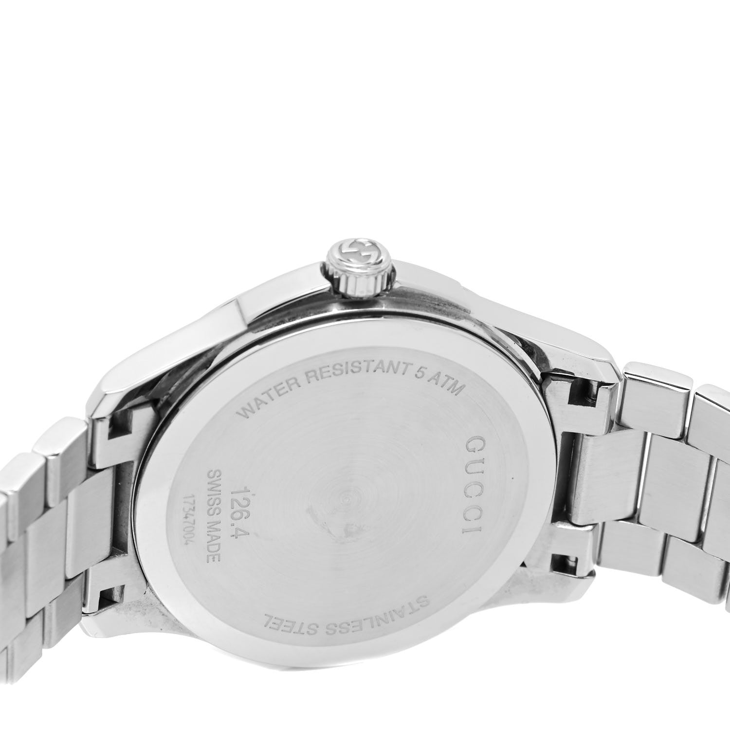Gucci Stainless Steel 38mm G-Timeless Diamante Quartz Watch Black 4 of 4