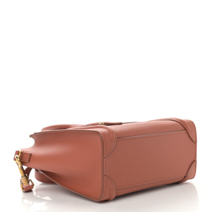 Celine Smooth Calfskin Nano Luggage Terracotta 4 of 10