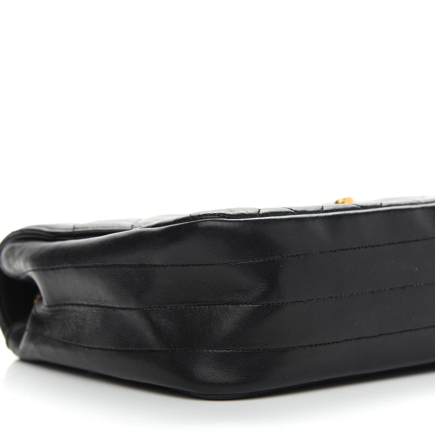 Chanel Lambskin Quilted Small Single Flap Black 8 of 10