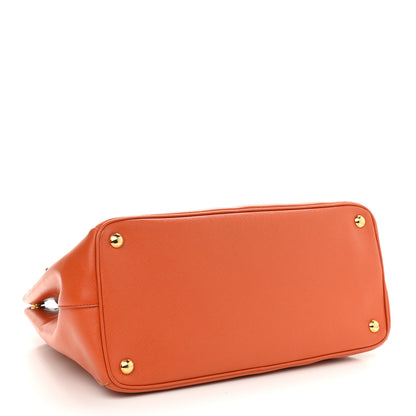 Prada Saffiano Lux Parabole Tote Papaya 3 of 11