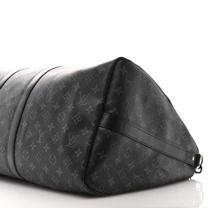 Louis Vuitton Monogram Eclipse Keepall Bandouliere 55 9 of 9