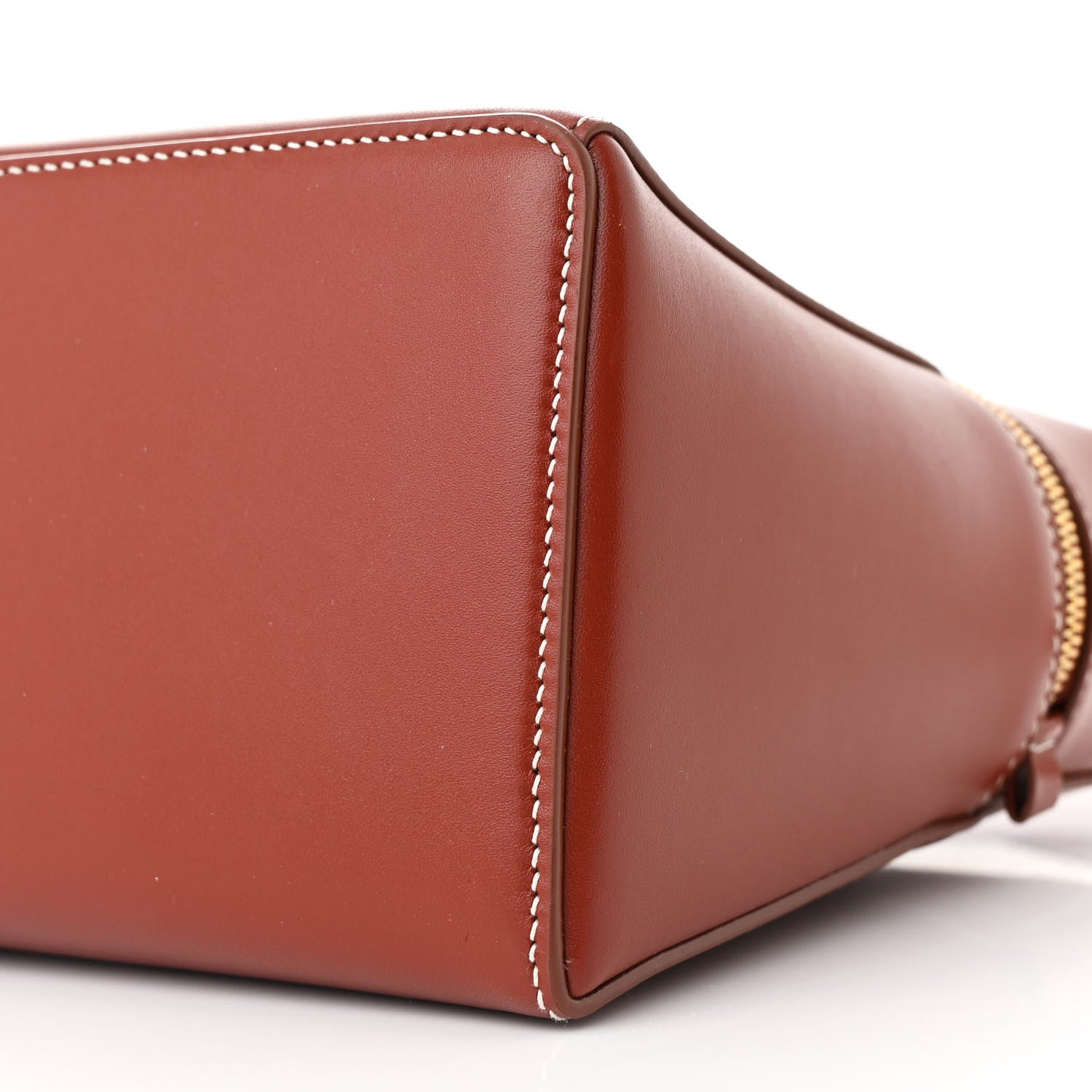 Loro Piana Saddle Calfskin Extra Bag L27 Deep Kummel 10 of 15