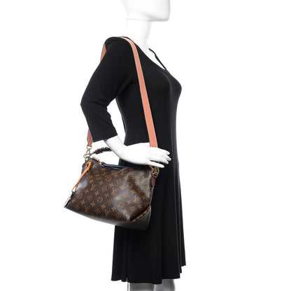 Louis Vuitton Monogram Beaubourg Hobo Mini Bordeaux Red Peach Safran Blue Jean Blue 2 of 11