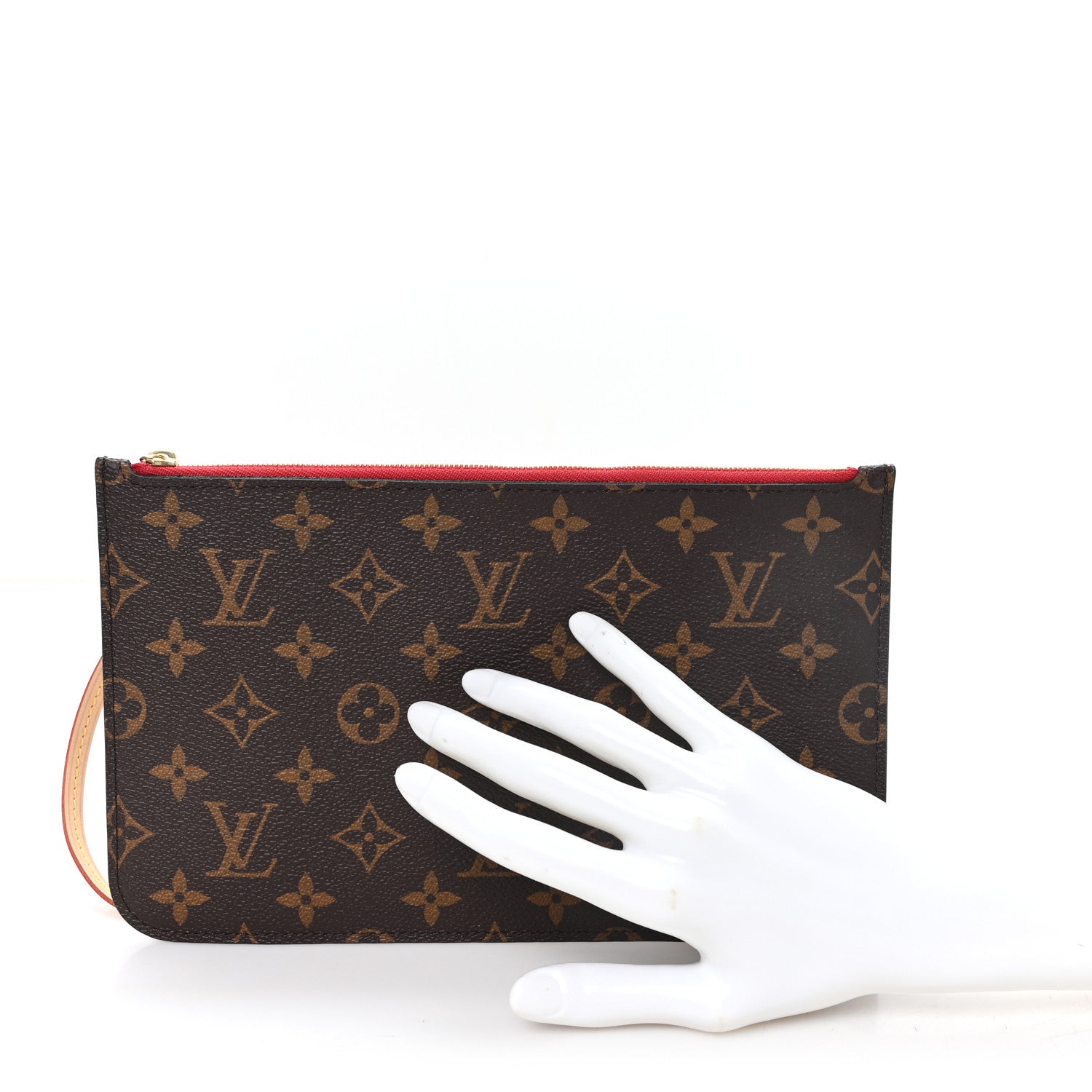 Louis Vuitton Monogram Neverfull MM GM Pochette Cherry 2 of 6