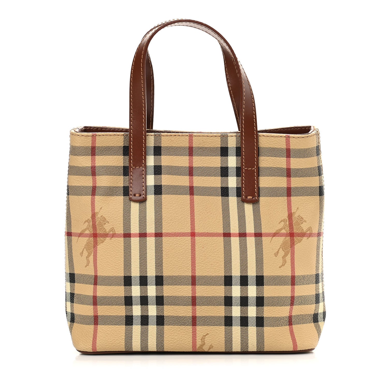 Haymarket Check Small Tote Brown