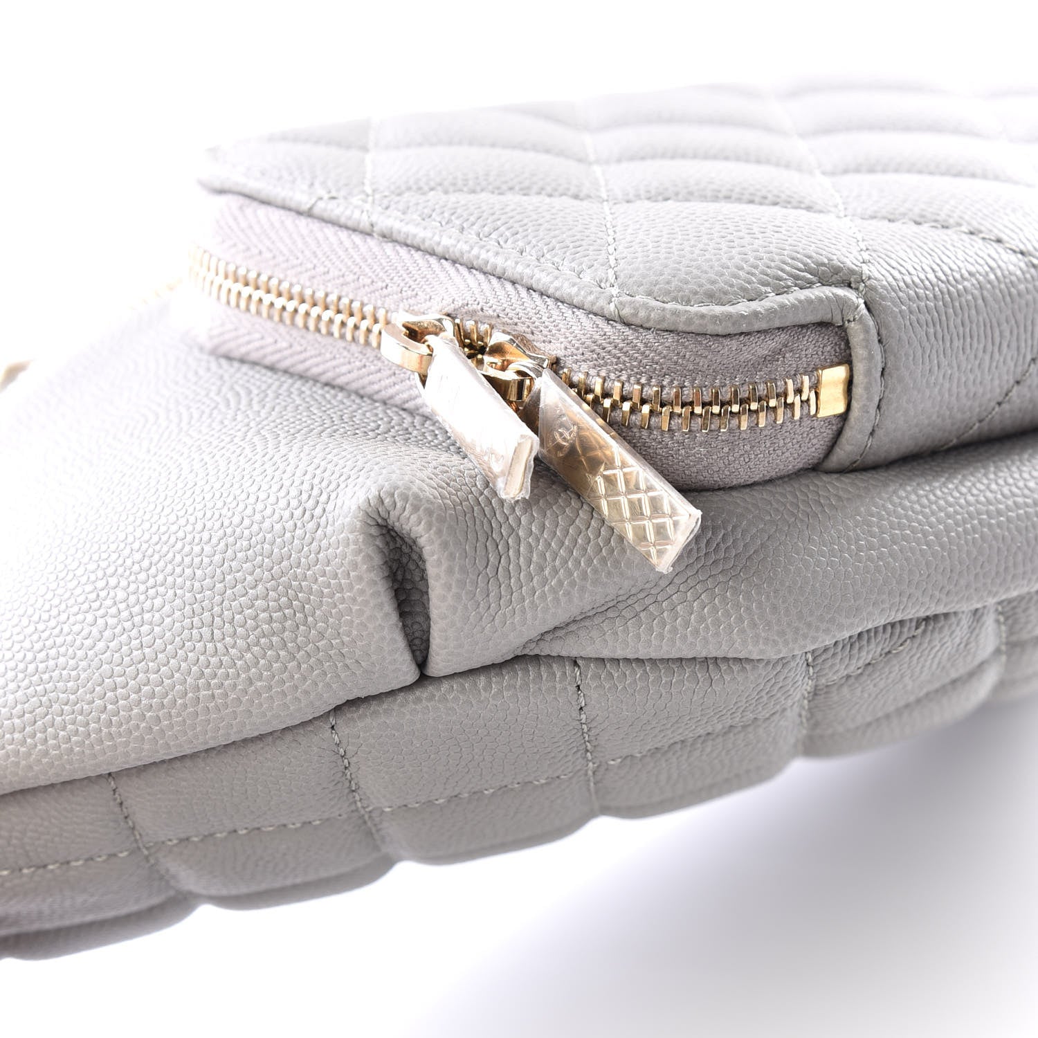 Chanel Caviar Quilted Business Affinity Waist Bag Grey 6 of 11