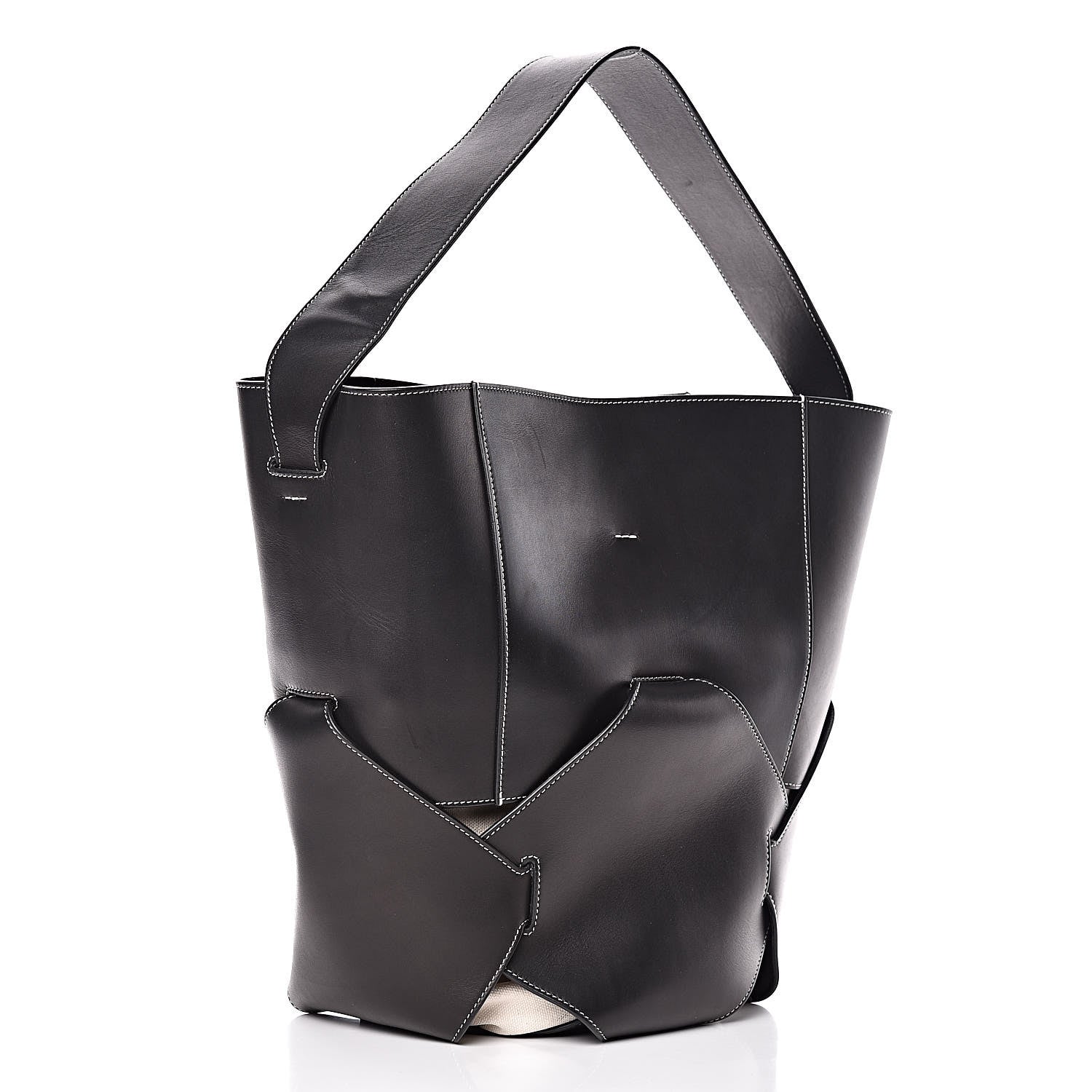 Celine Natural Calfskin Large Holdall Shoulder Bag Black 4 of 11
