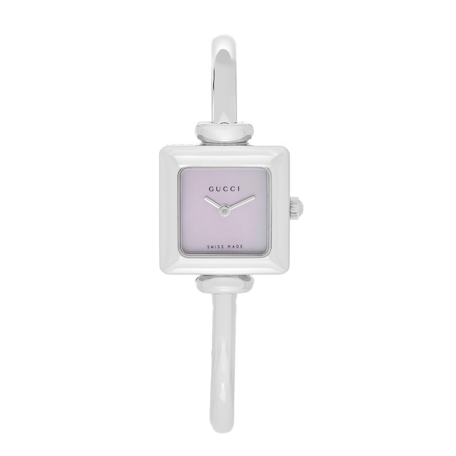 Gucci Stainless Steel Pink Mother of Pearl 19mm 1900L Quartz Watch 1 of 4
