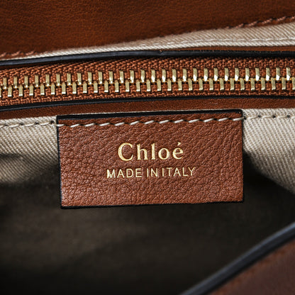 Chloe Suede Calfskin Medium Faye Backpack Tan 7 of 8