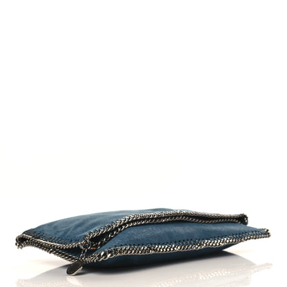 Stella McCartney Shaggy Deer Falabella Fold Over Clutch Blue 4 of 11