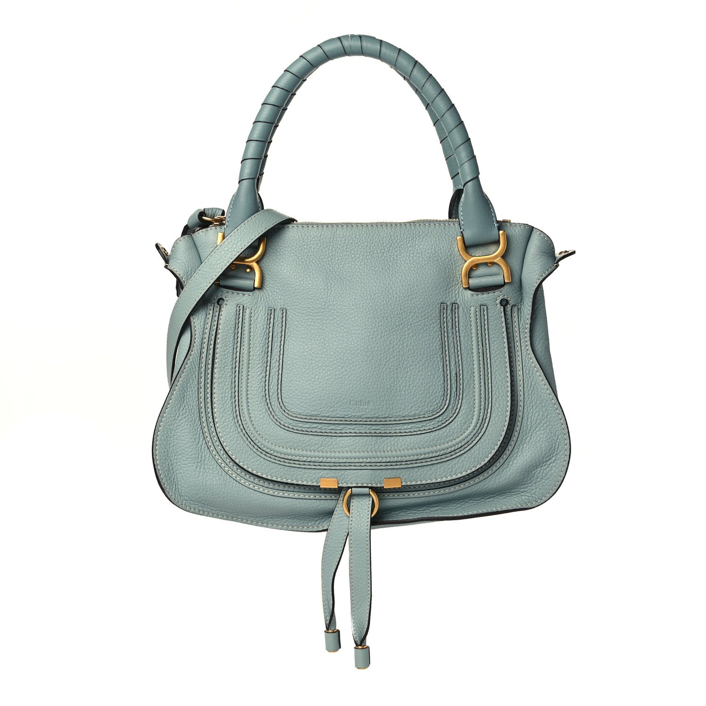 Calfskin Medium Marcie Satchel Fresh Mint