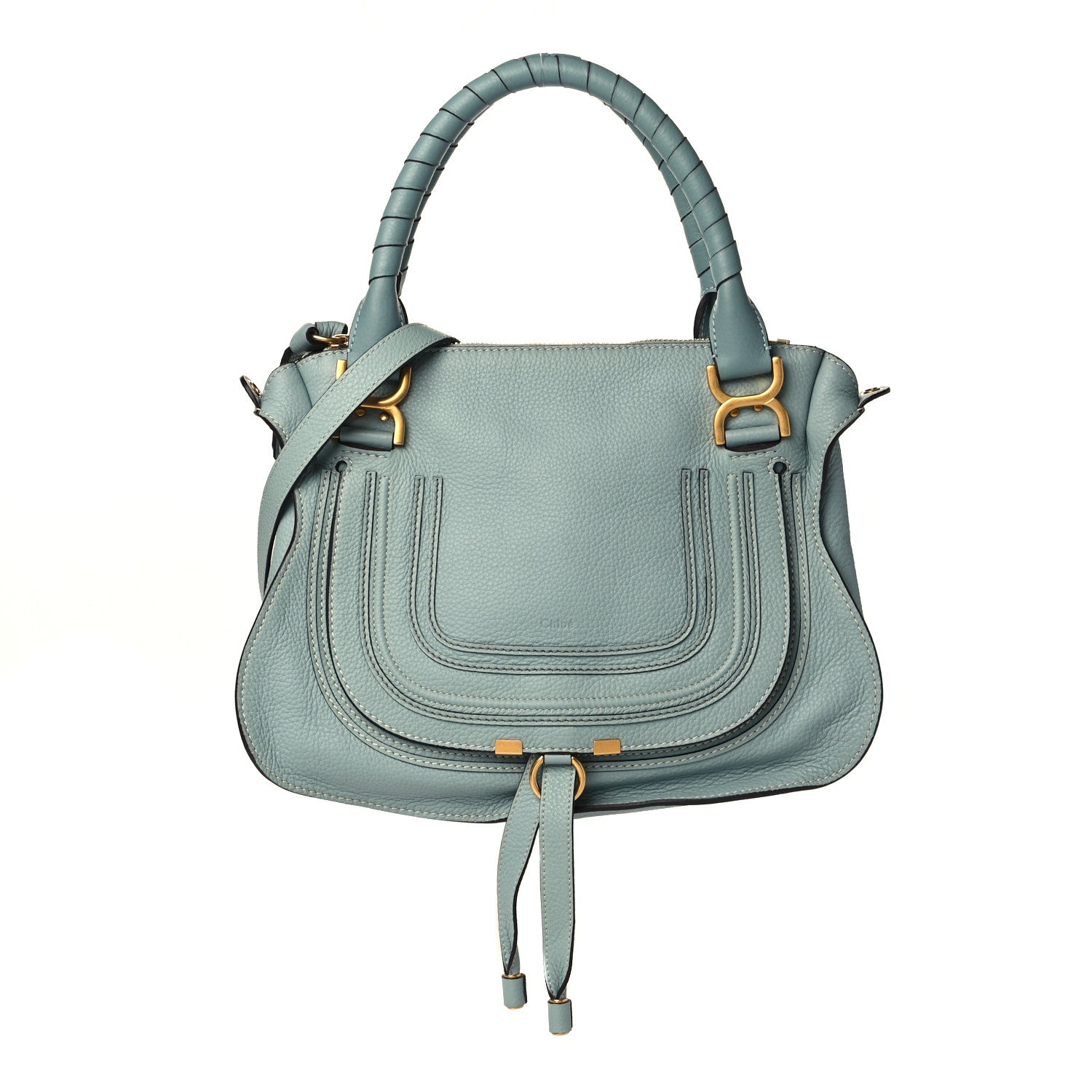 Chloe Calfskin Medium Marcie Satchel Fresh Mint 1 of 8
