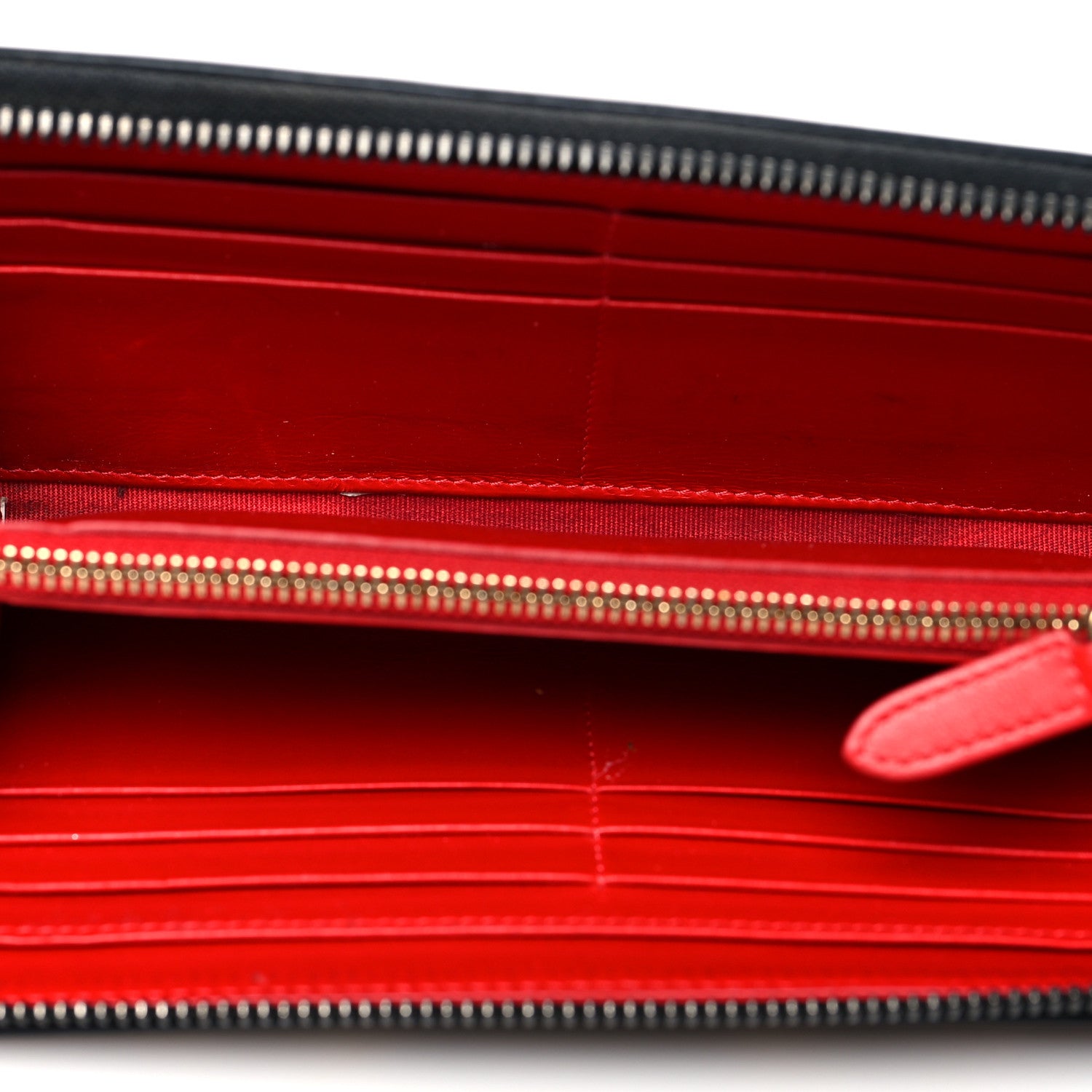 Christian Louboutin Patent Calfskin Panettone Zip Around Wallet Leopard 5 of 8
