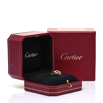 Cartier 18K Pink Yellow White Gold Classic Trinity Ring 47 4 6 of 6