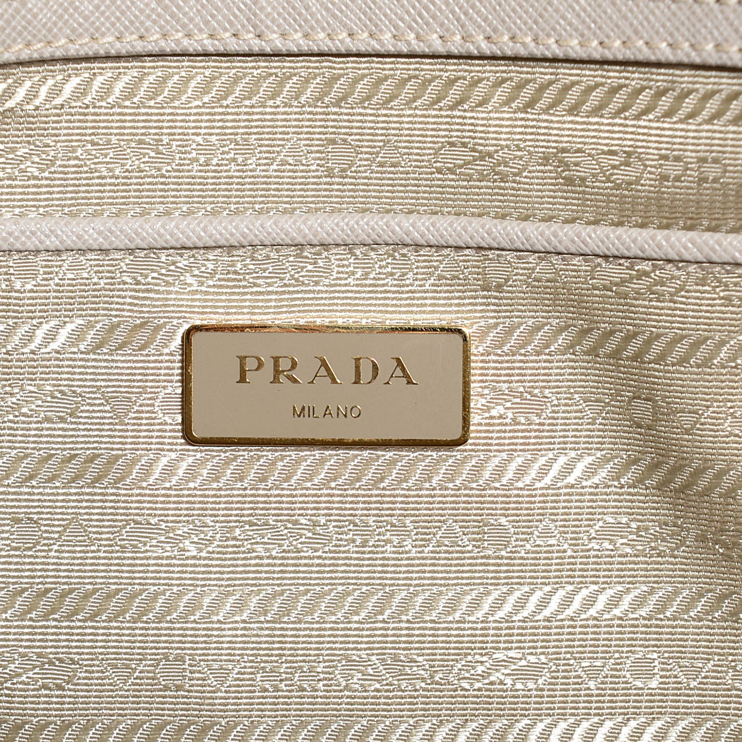 Prada Saffiano Lux Large Tote Pomice 6 of 10