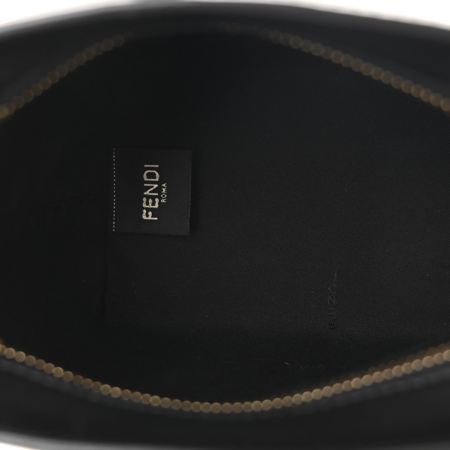 Vitello Dolce Elite Monster Eye Mini Roll Tote Black