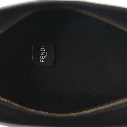 Fendi Vitello Dolce Elite Monster Eye Mini Roll Tote Black 5 of 9