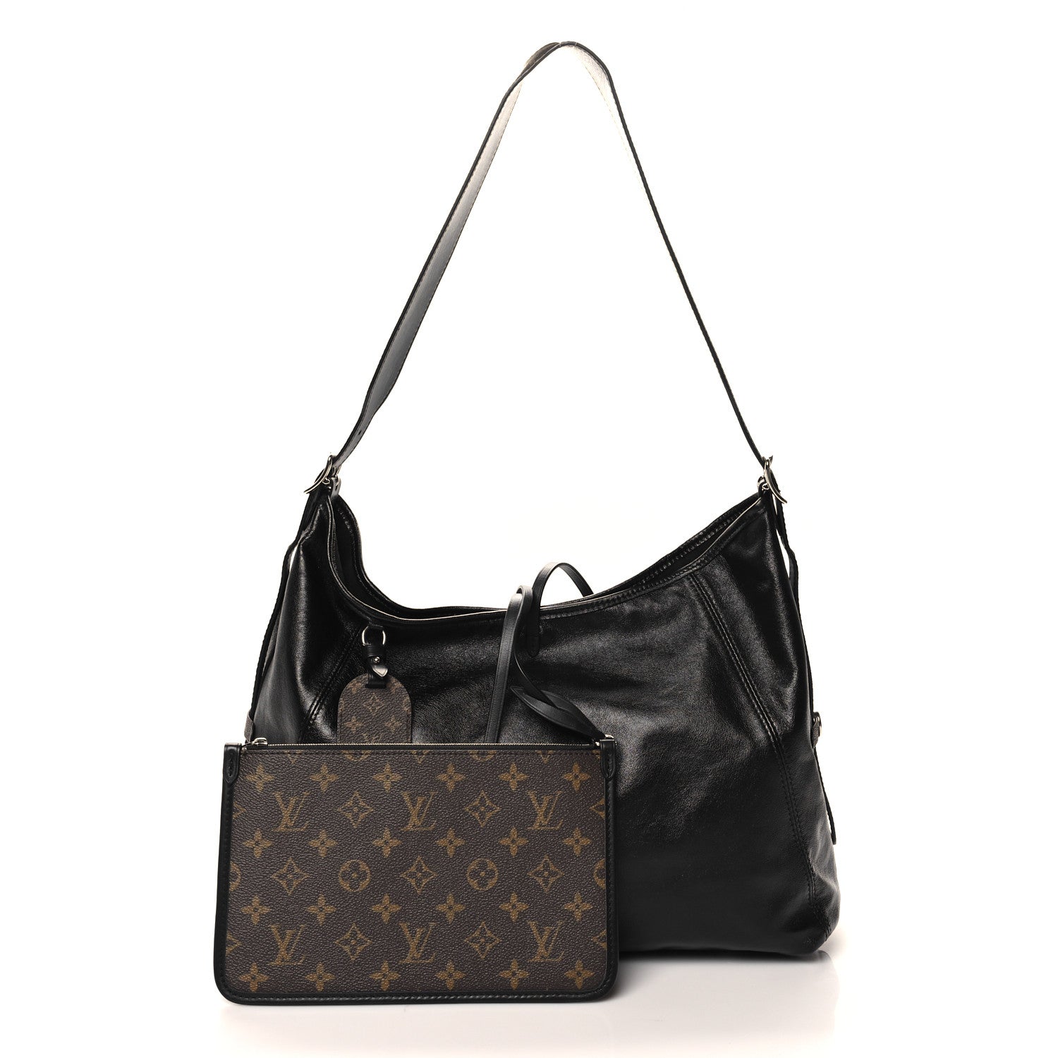 Louis Vuitton Lambskin CarryAll Vibe MM Black 1615656 – FASHIONPHILE
