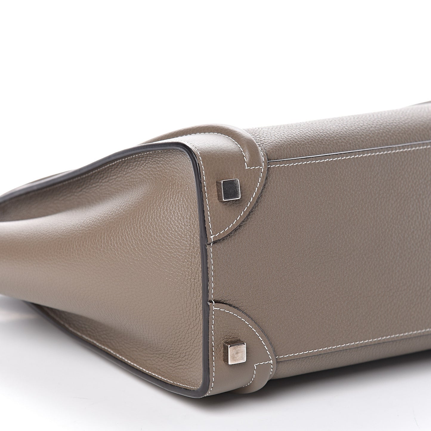Drummed Calfskin Micro Luggage Souris
