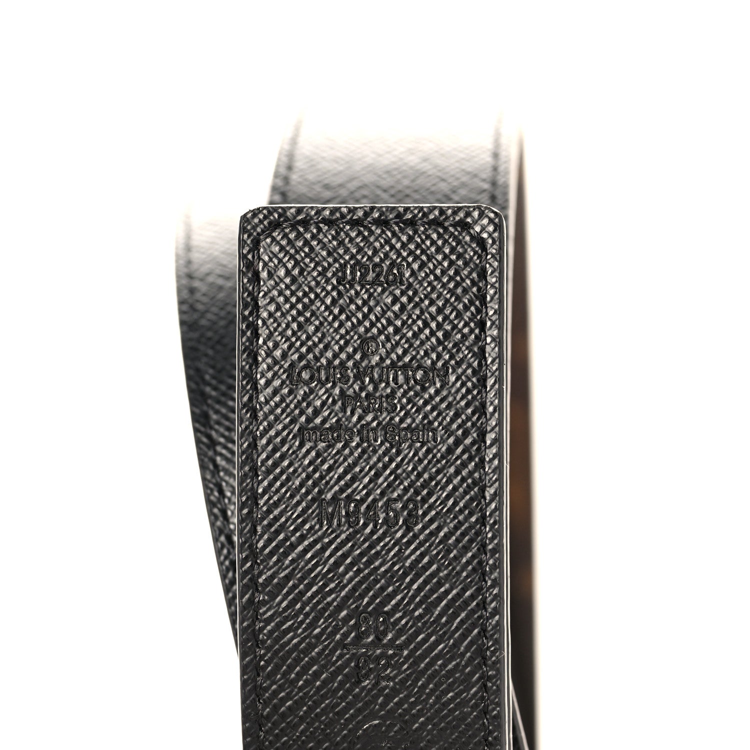 Louis Vuitton Calfskin Monogram 30mm LV Initiales Reversible Belt 80 32 Black 3 of 5