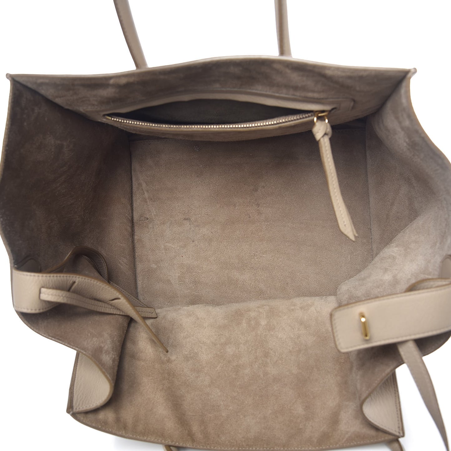 Supple Calfskin Medium Phantom Luggage Beige