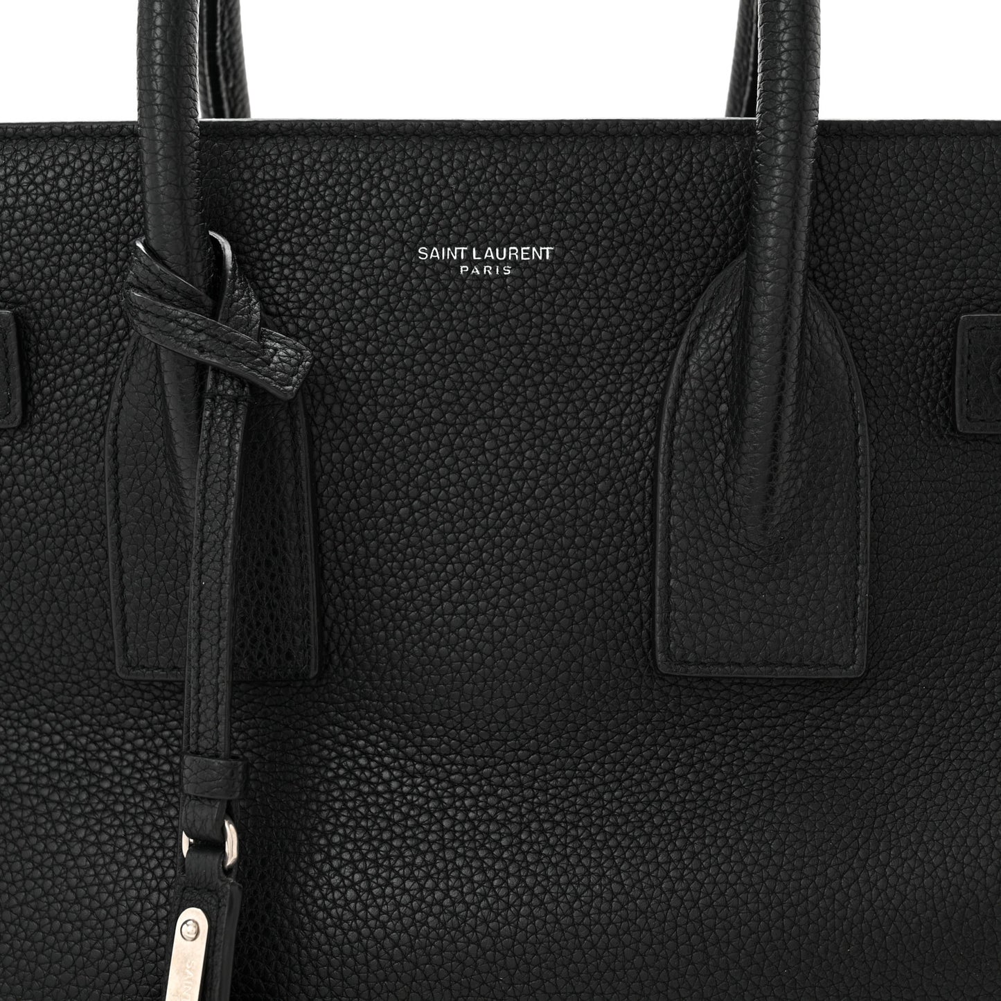 Grained Calfskin Small Supple Sac De Jour Black