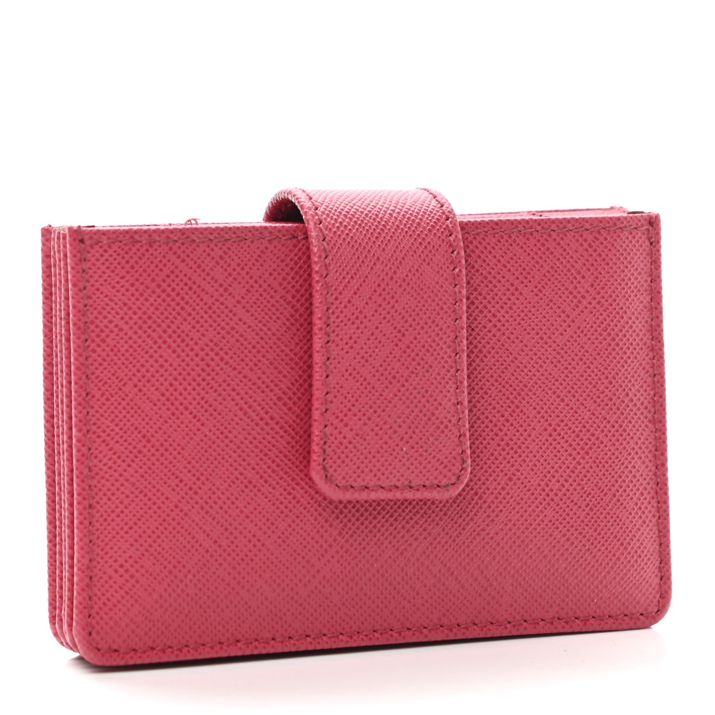 Saffiano Accordion Card Case Peonia
