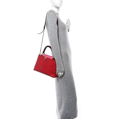 Louis Vuitton Taurillon Multicolor Capucines PM Rouge Carmine 2 of 13