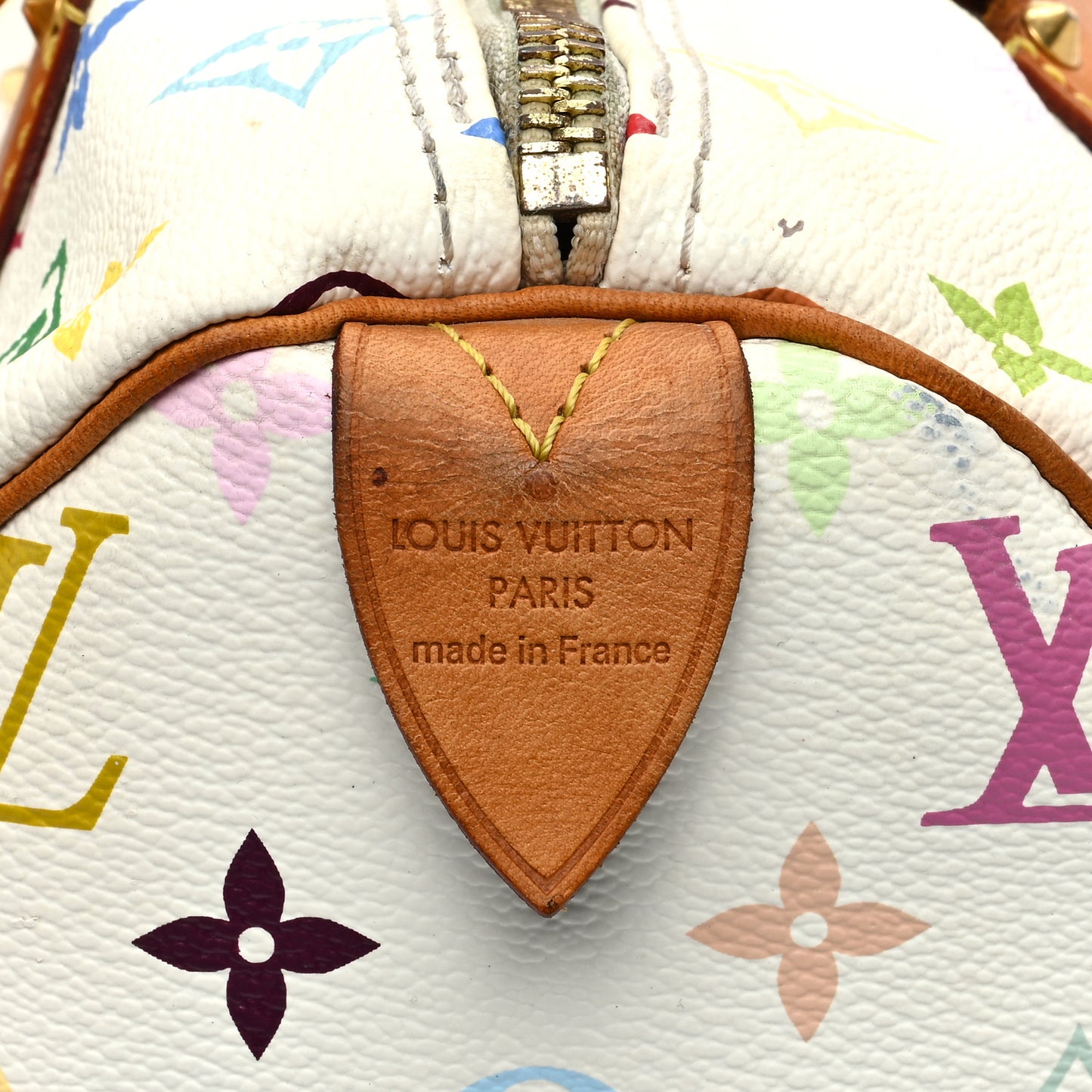 Monogram Multicolor Speedy 30 White