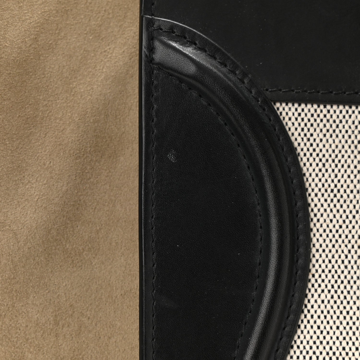 Celine Canvas Smooth Calfskin Suede Mini Tri-Color Luggage 8 of 11