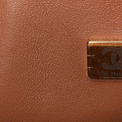 Chanel Lambskin Quilted Small Double Flap Brown 8 of 10