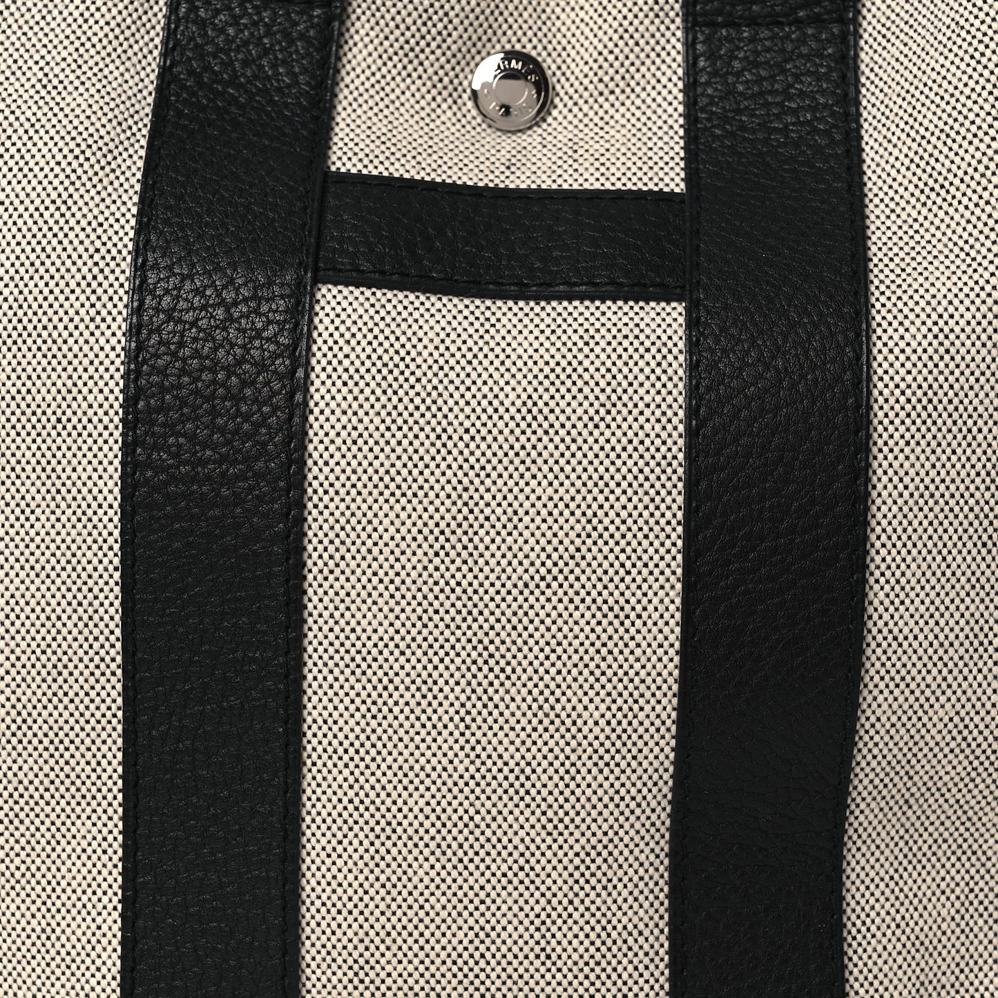 Toile Taurillon Clemence Sac Harnais Tote PM Black