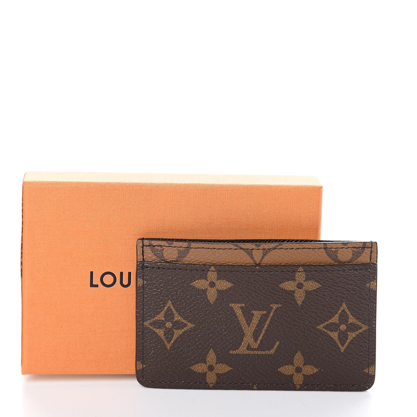 Reverse Monogram Card Holder