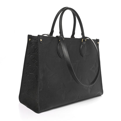 Louis Vuitton Empreinte Monogram Giant OnTheGo MM Black 2 of 9