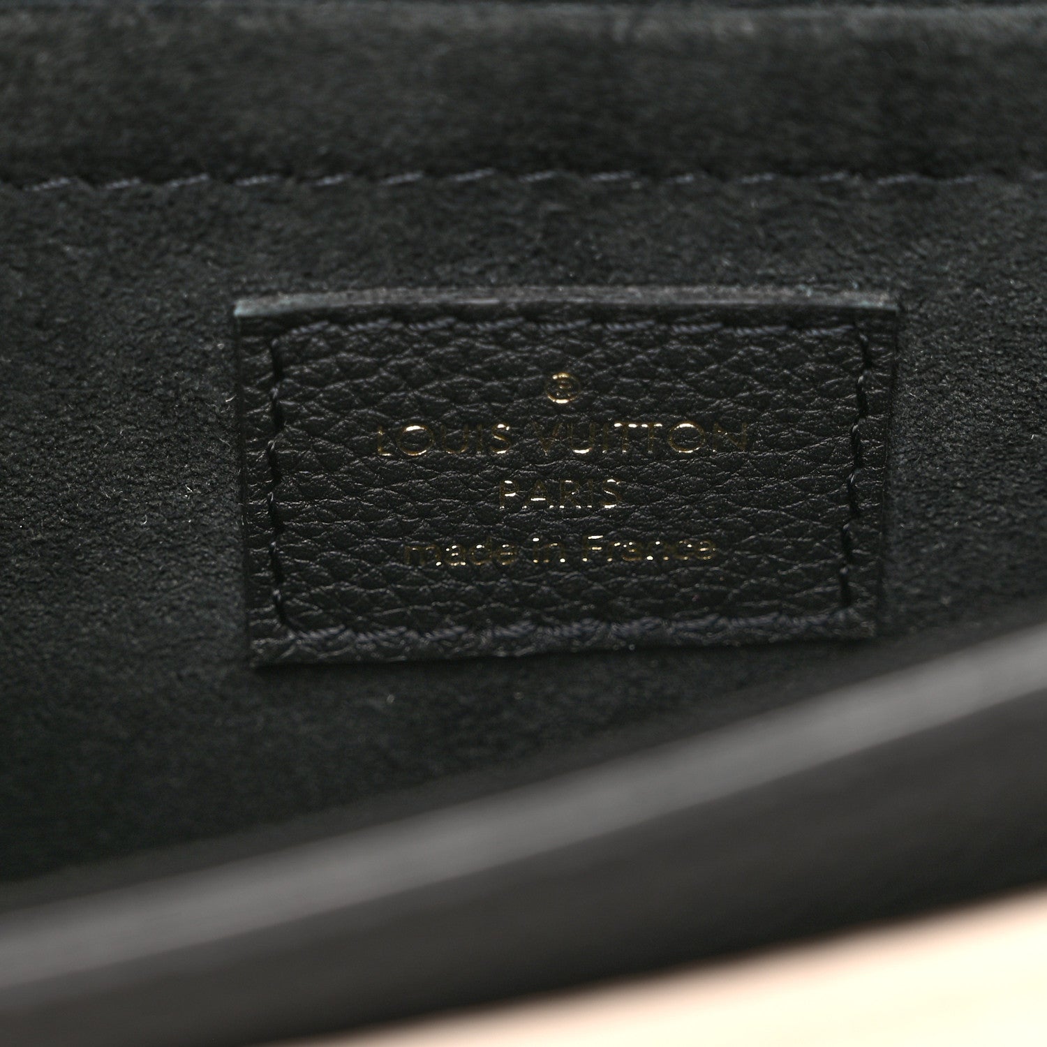 Louis Vuitton Grained Calfskin Lockme Tender Black 6 of 9