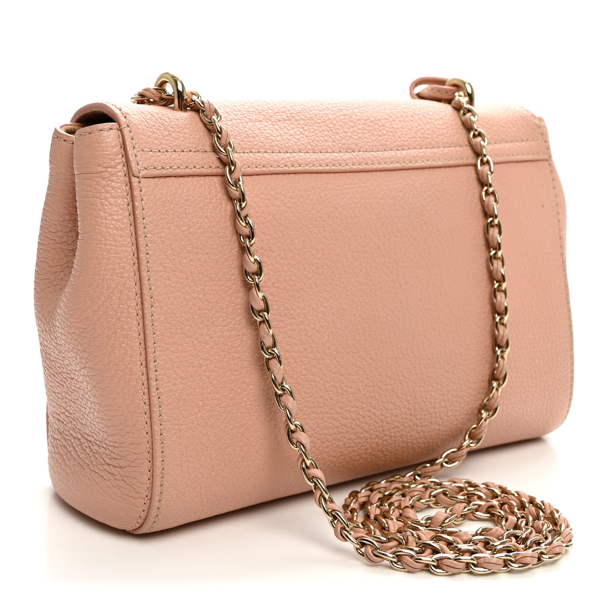 Mulberry Small Classic Grain Calfskin Small Lily Flap Light Salmon 3 of 9