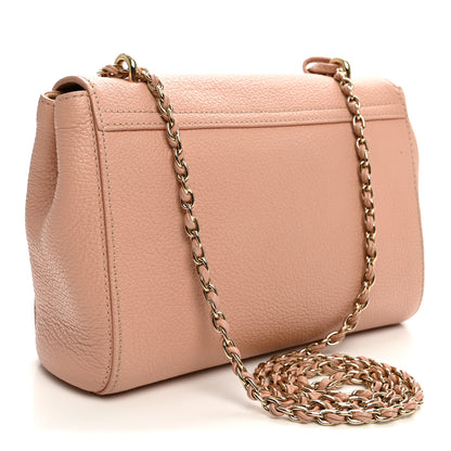 Mulberry Small Classic Grain Calfskin Small Lily Flap Light Salmon 3 of 9