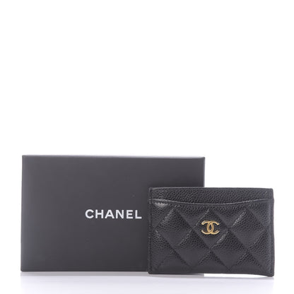 Chanel Caviar Quilted Card Holder Black 11 of 11