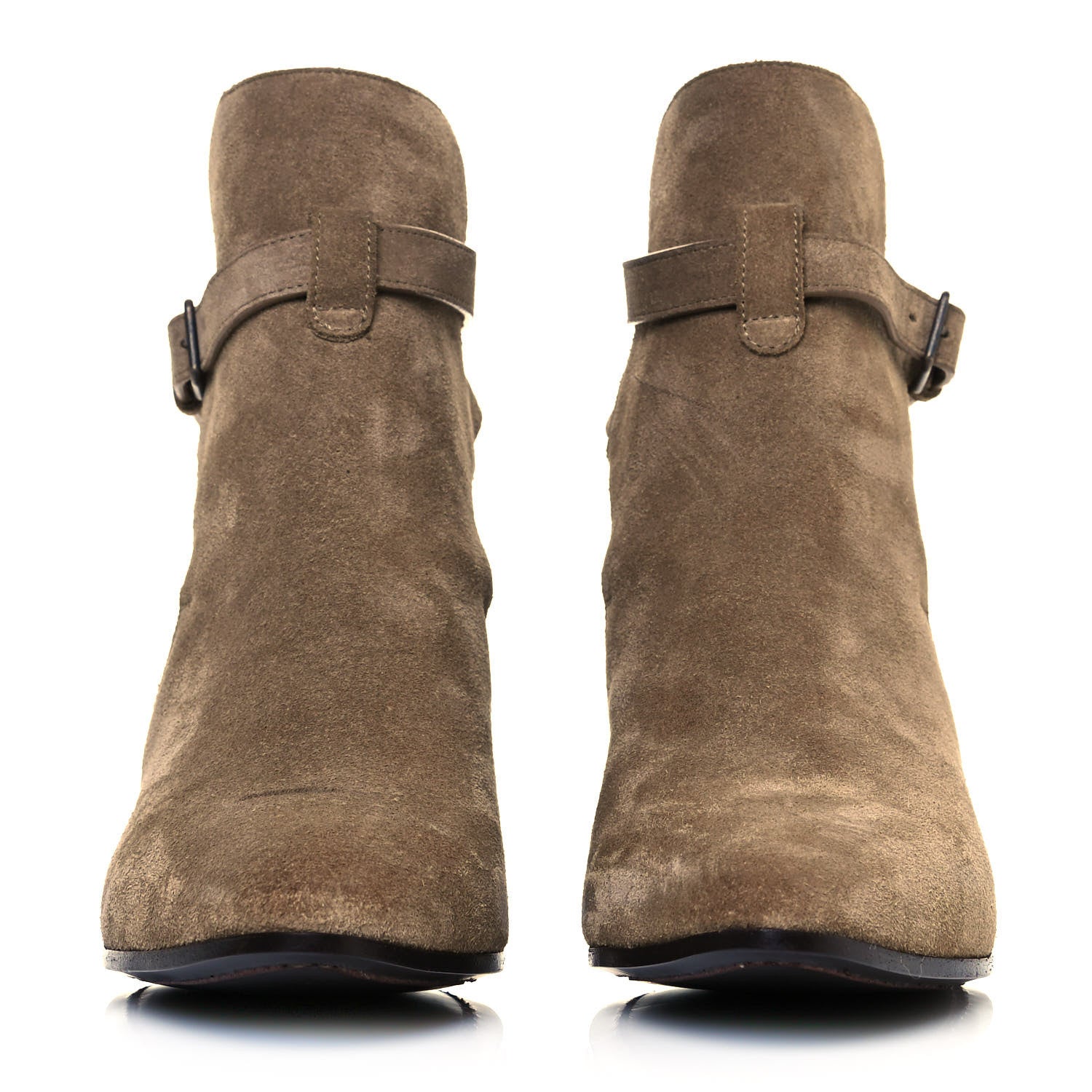 Saint Laurent Suede Otterproof West 40 Ankle Boots 38.5 New Sigaro 2 of 9