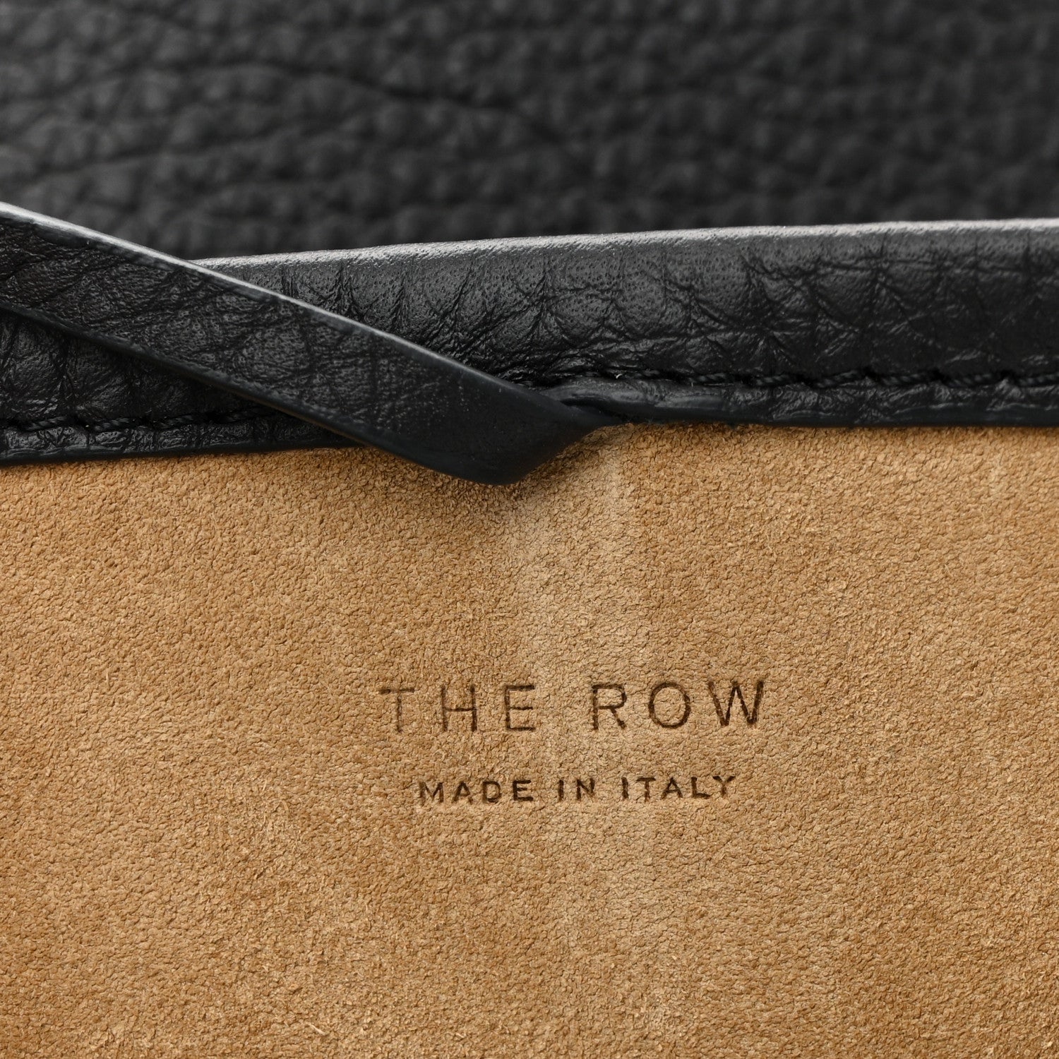 The Row Grained Calfskin Small N/S Park Tote Midnight 6 of 9