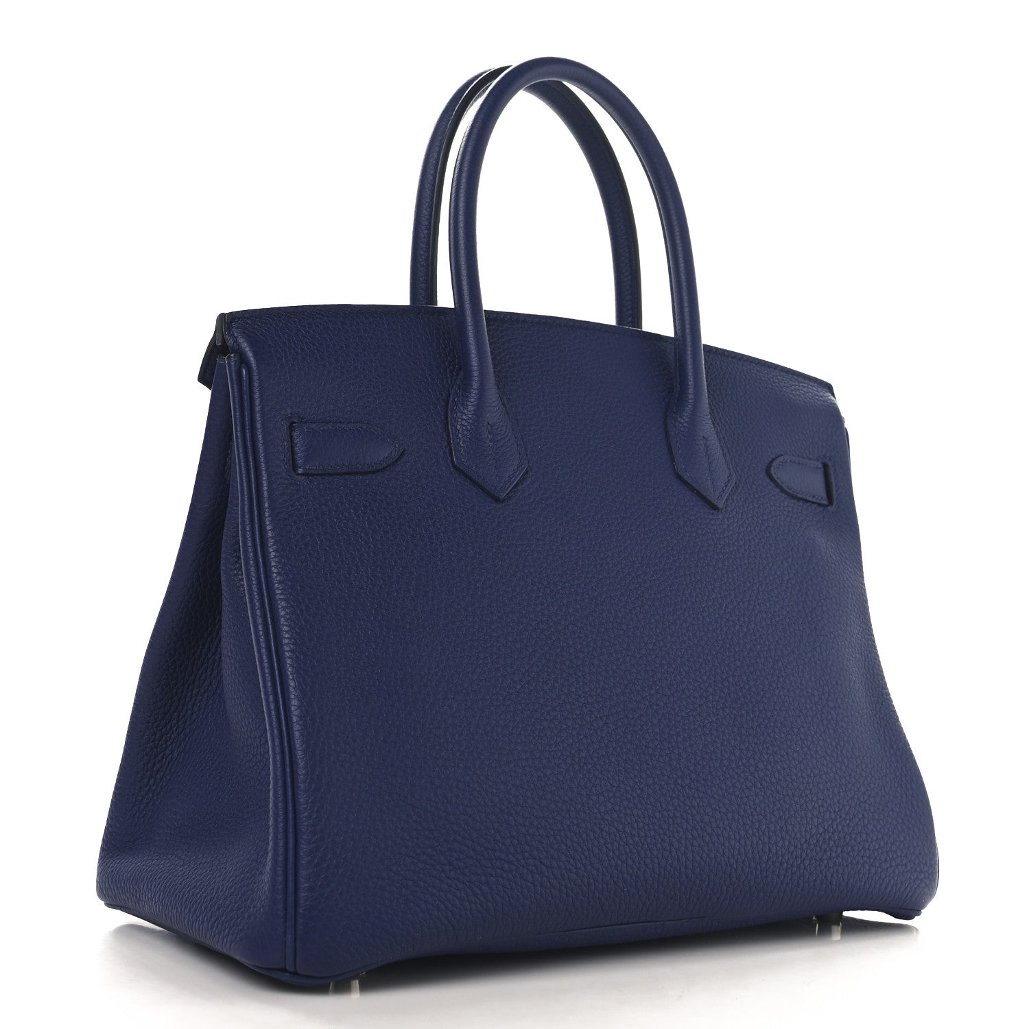 Hermes Togo Swift Officier Birkin 30 Bleu Encre Rouge H 2 of 12