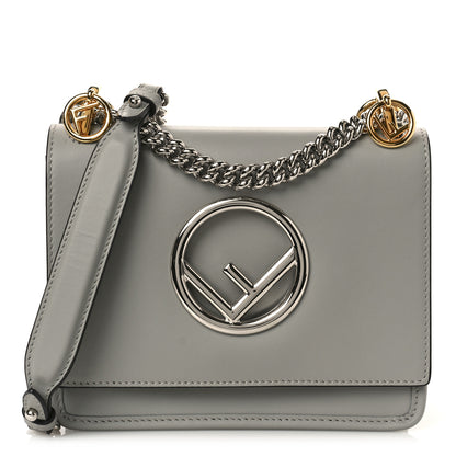 Fendi Vitello Century Opaco F is Fendi Small Kan I Shoulder Bag Grigio Perla 1 of 8