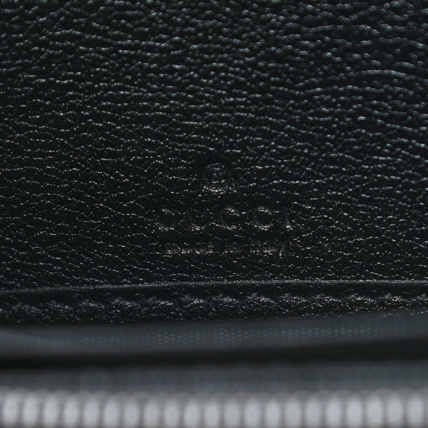 Gucci Wonka Grain Calfskin Diana Continental Wallet Black 6 of 7