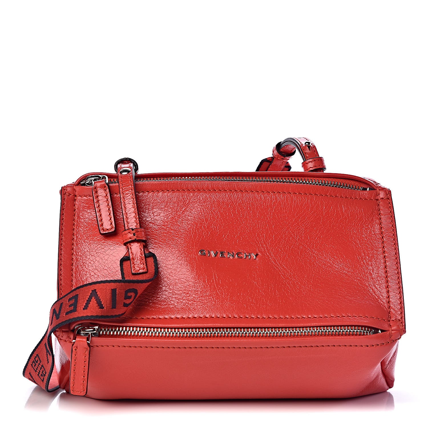 Givenchy Patent Lambskin 4G Mini Pandora Pop Red 1 of 10