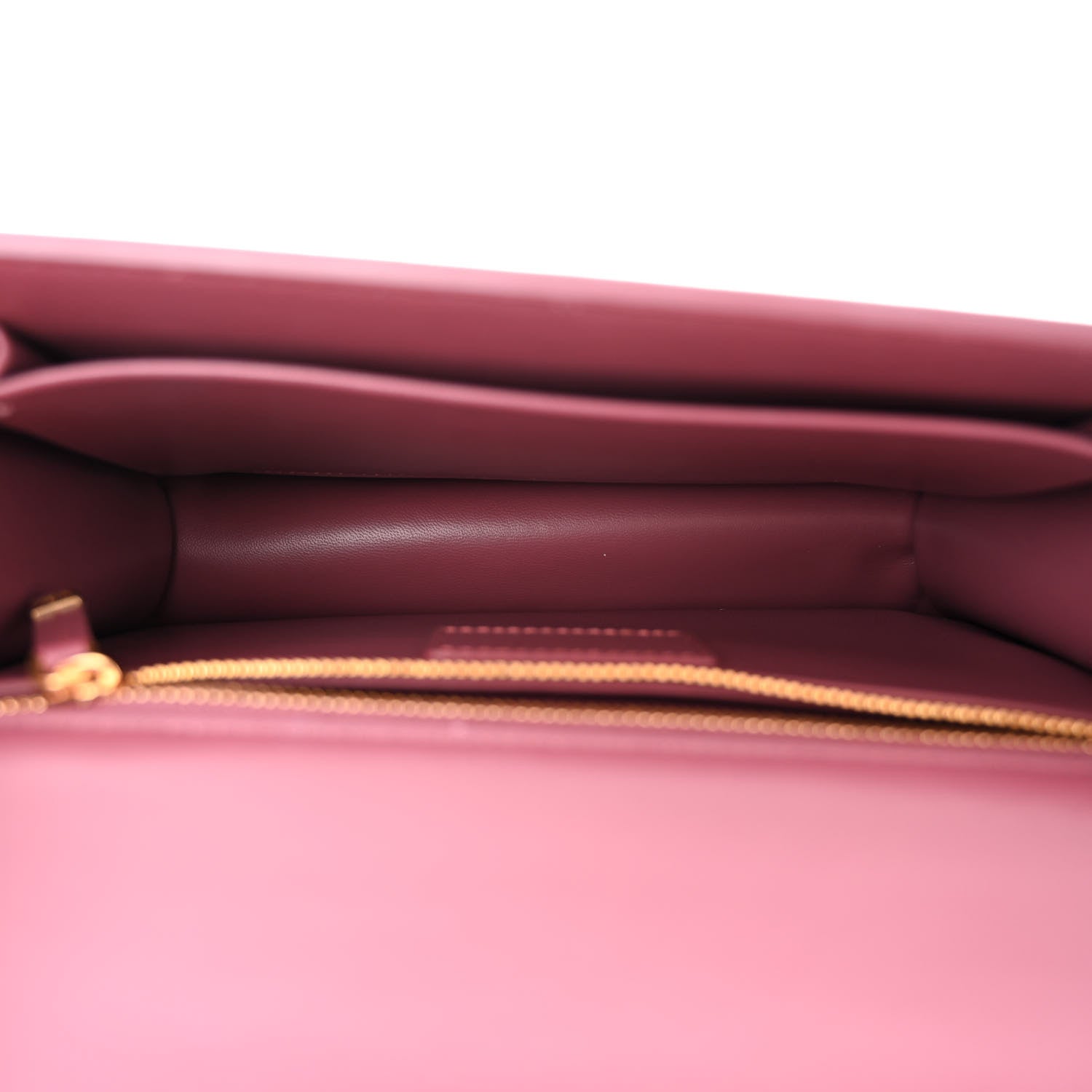 Christian Dior Grained Calfskin 30 Montaigne Flap Bag Dark Pink 5 of 9