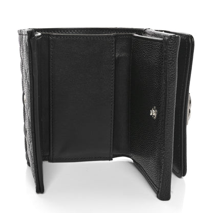 Chanel Caviar Quilted Small Boy Flap Wallet Black 5 of 11