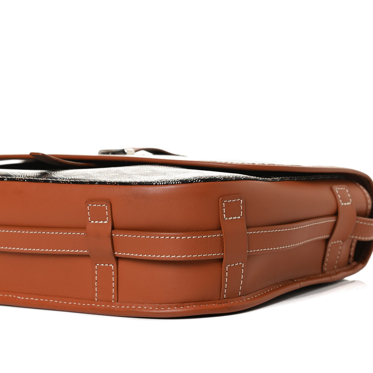 Goyardine Belvedere II MM Messenger Bag Black Gold