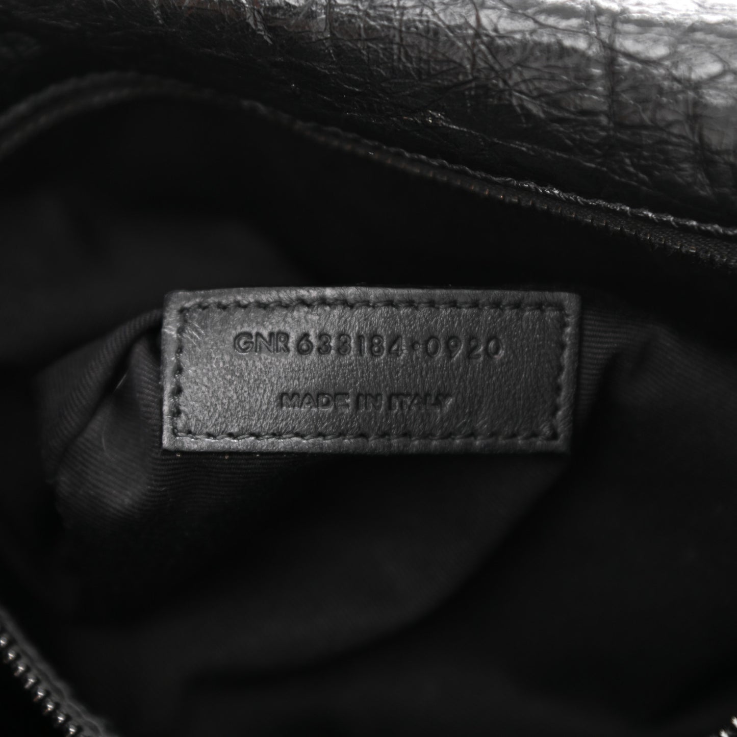 Crinkled Calfskin Matelasse Monogram Medium Niki Chain Satchel Black